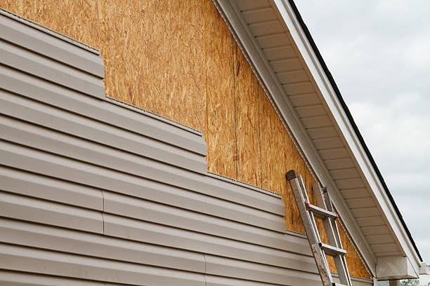 Professional Siding Contractor technician working in Northford, CT